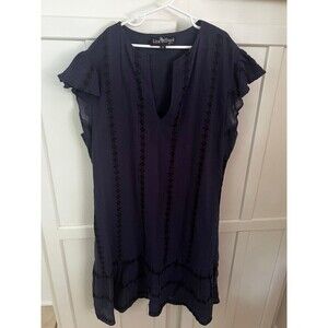 Liza Byrd dress eyelet detail